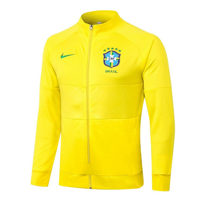 Chaqueta Brasil 2020-2021 Amarillo